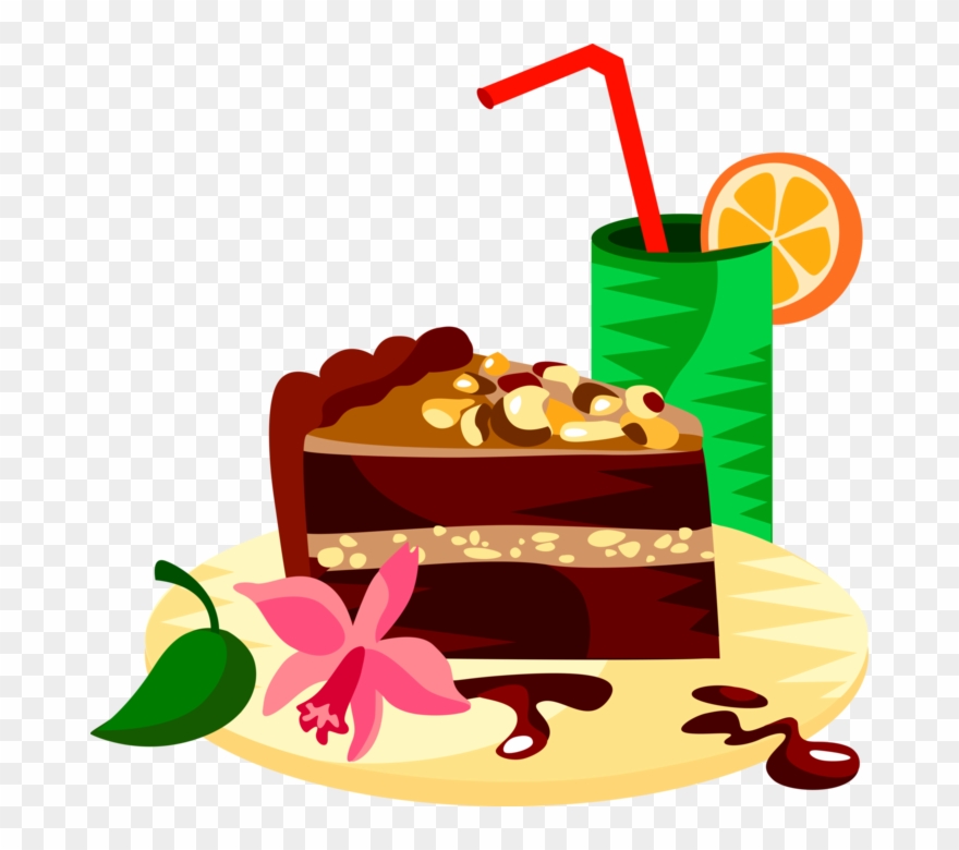 Desserts Clipart German Chocolate Cake - Png Download