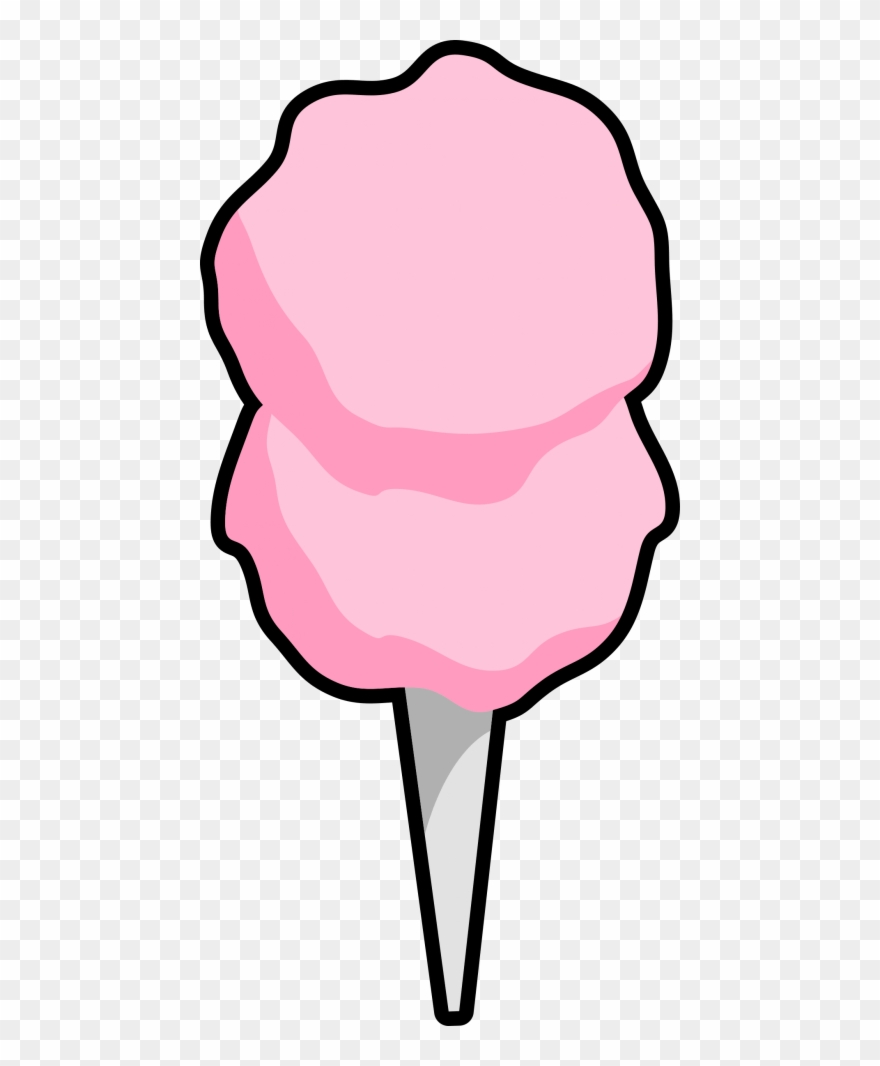 This Free Clip Arts Design Of Cotton Candy - Cotton Candy Clipart Transparent - Png Download