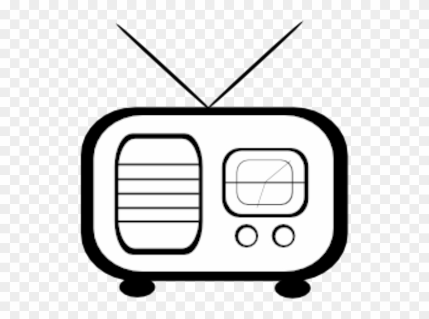 Banner Black And White Black And White Paulshannon - Radio Clipart - Png Download