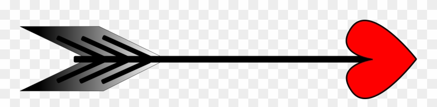 Hearted Arrow By @bpcomp, An Arrow With A Heart Head Clipart