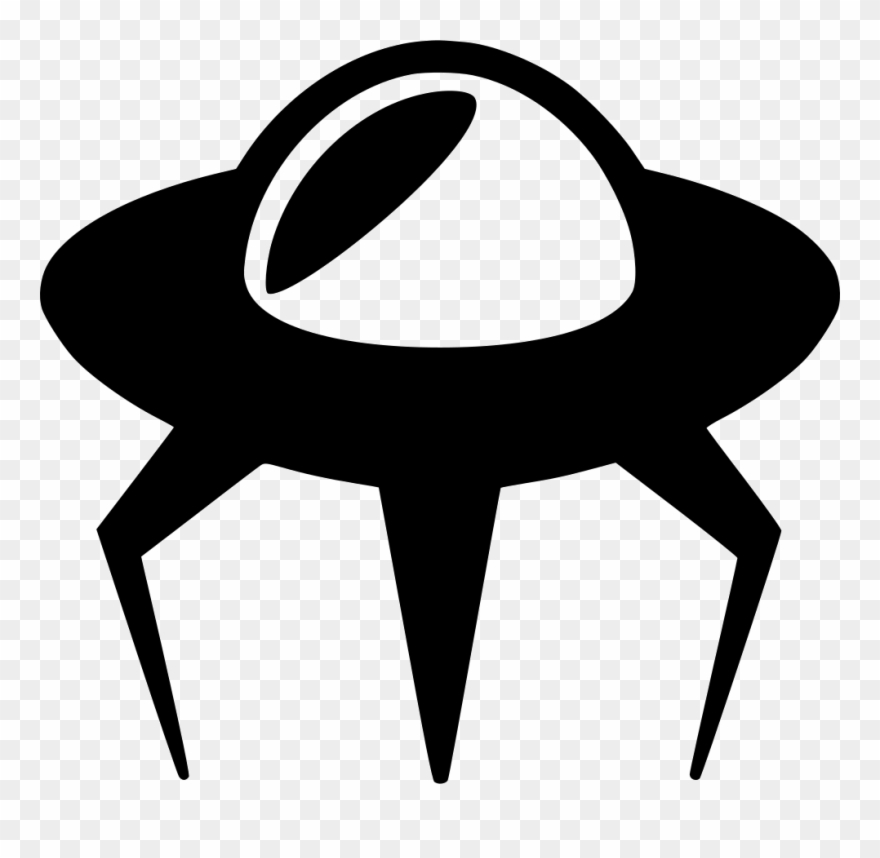 Alien Spaceship Comments - Icon Clipart