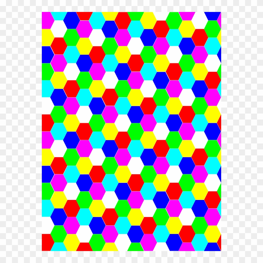 Tileable Clip Art Download - Hexagon - Png Download