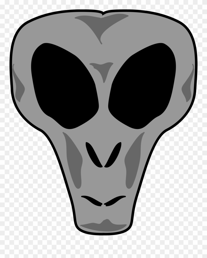 Extraterrestrial Life Grey Alien Head Unidentified - Alien Head Clipart