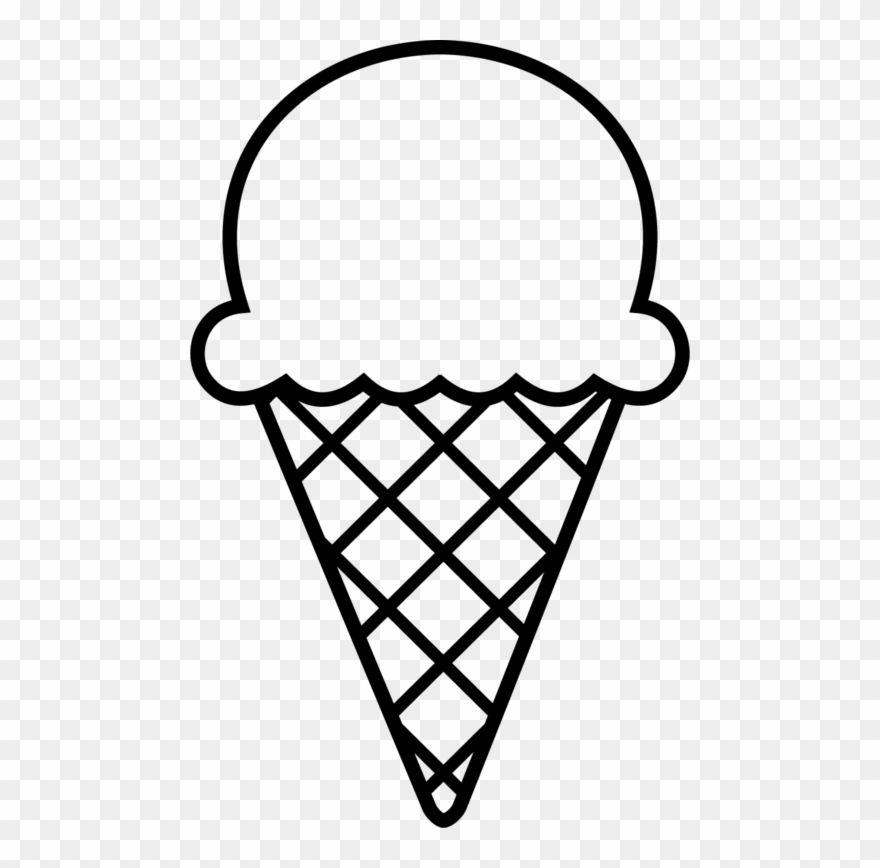 Jpg Transparent Huge Freebie Download Graphic - Ice Cream Black And White Clipart