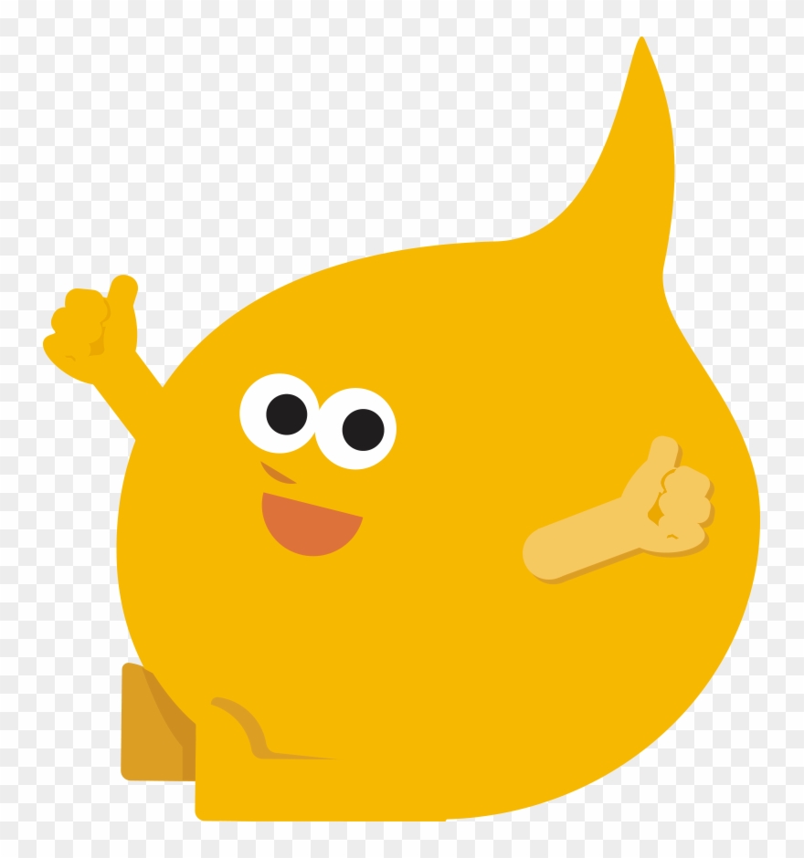 This Is A Sticker Of Bunceeman Giving A Thumbs Up - Thumb Signal Clipart