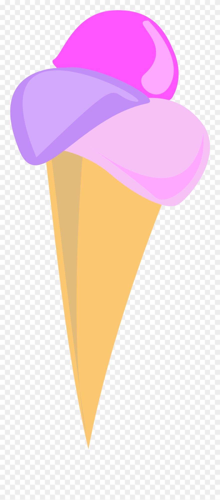2015 New Ipswich Library Ice Cream Social - Vettoriale Cono Gelato Clipart