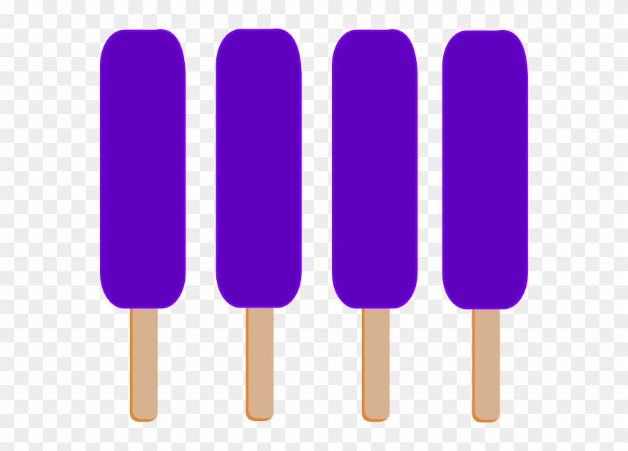 Grape Popsicle Free Clip Art - Png Download