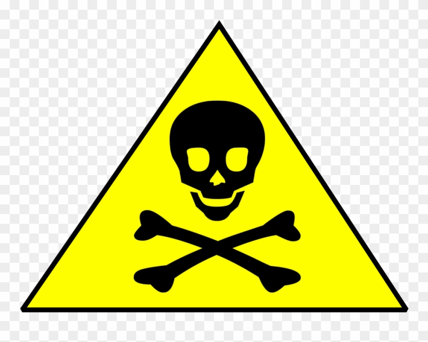 Toxic - Skull And Crossbones Clipart