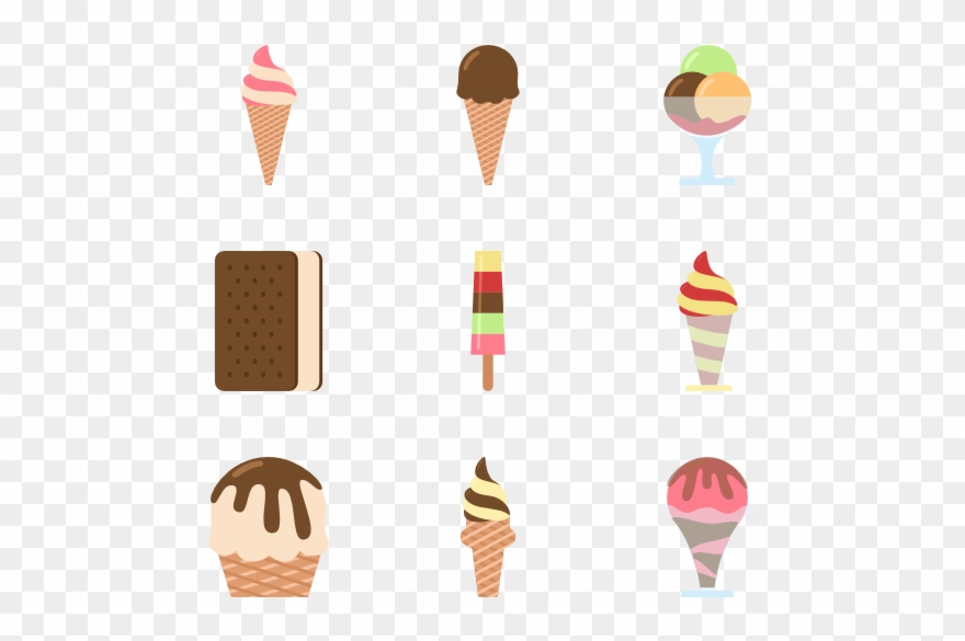 Ice Cream Pack - Ice Cream Illustration Png Clipart