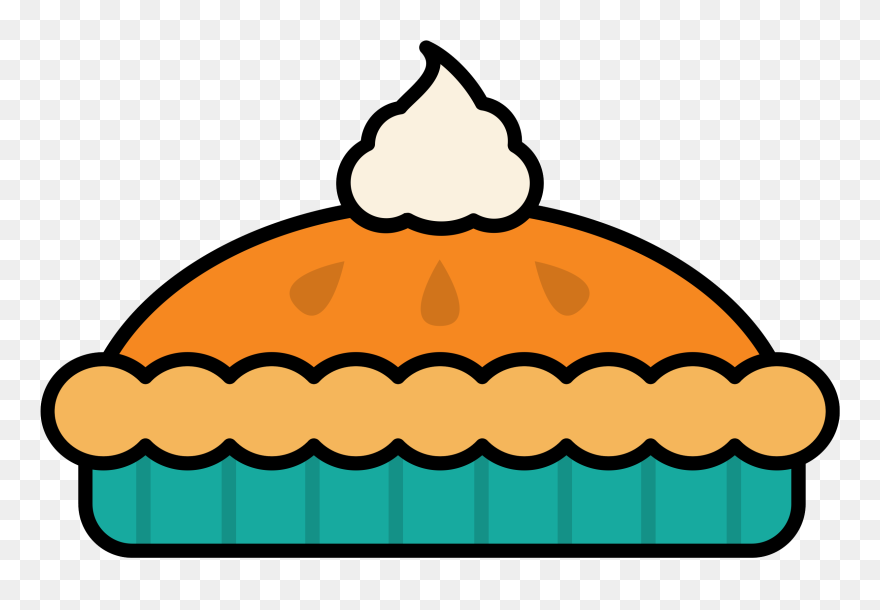 Big Image - Thanksgiving Pie Clip Art - Png Download