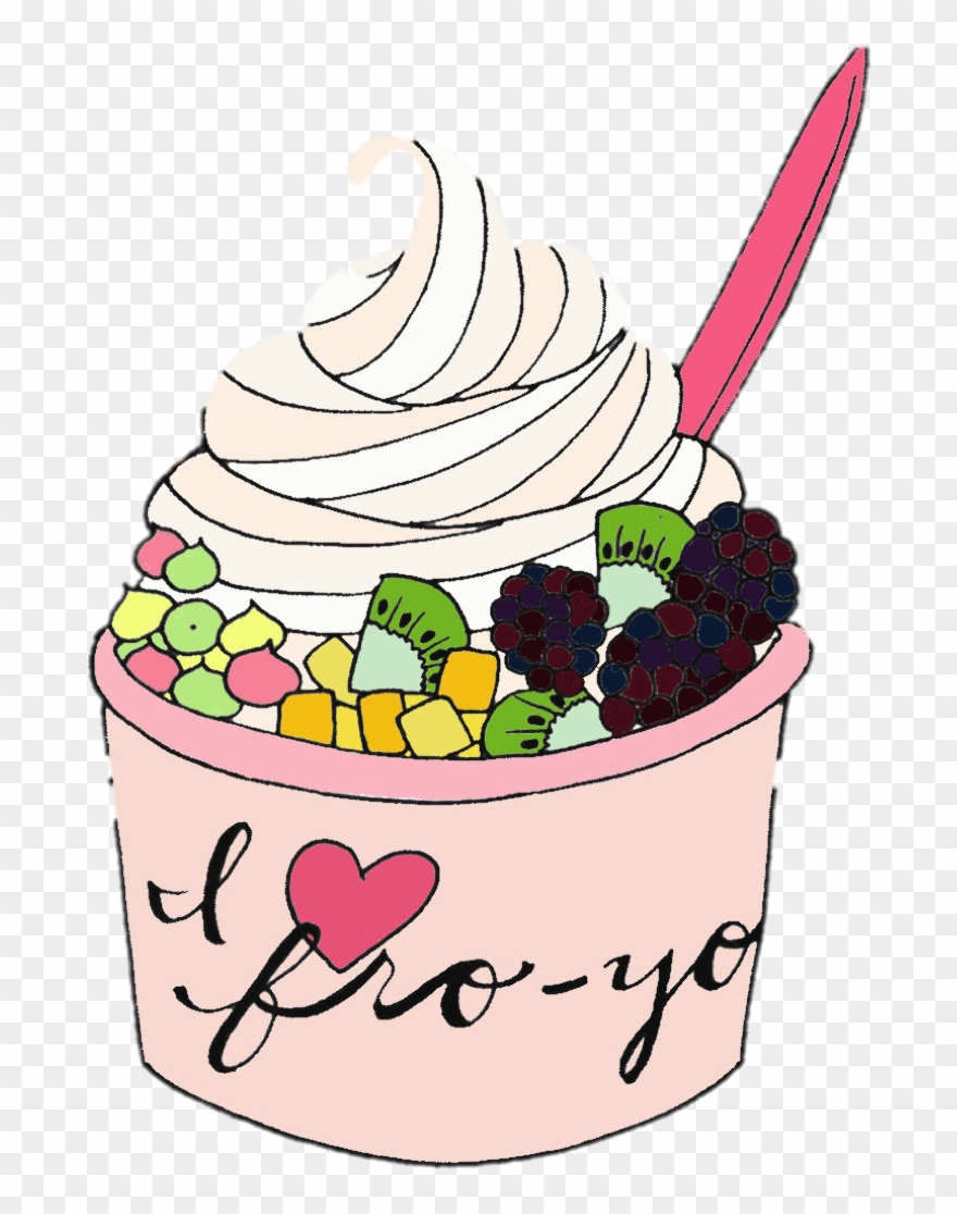Greek Yogurt - Transparent Background Frozen Yogurt Clipart - Png Download