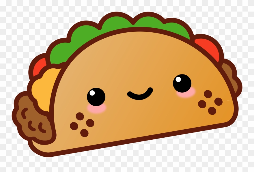 Big Image - Kawaii Taco Clipart