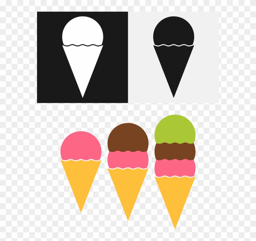 Ice Cream Cones Waffle Dessert - Ice Cream Clipart