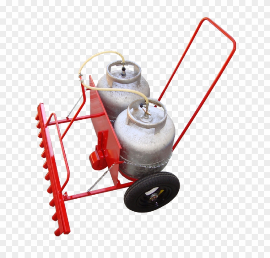 Queimador De Penas Duplo - Carrinho Queimador De Penas Clipart