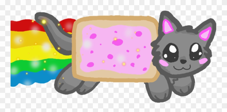 Nyan Kawaii Png By Vaniiina - Nyan Cat Clipart