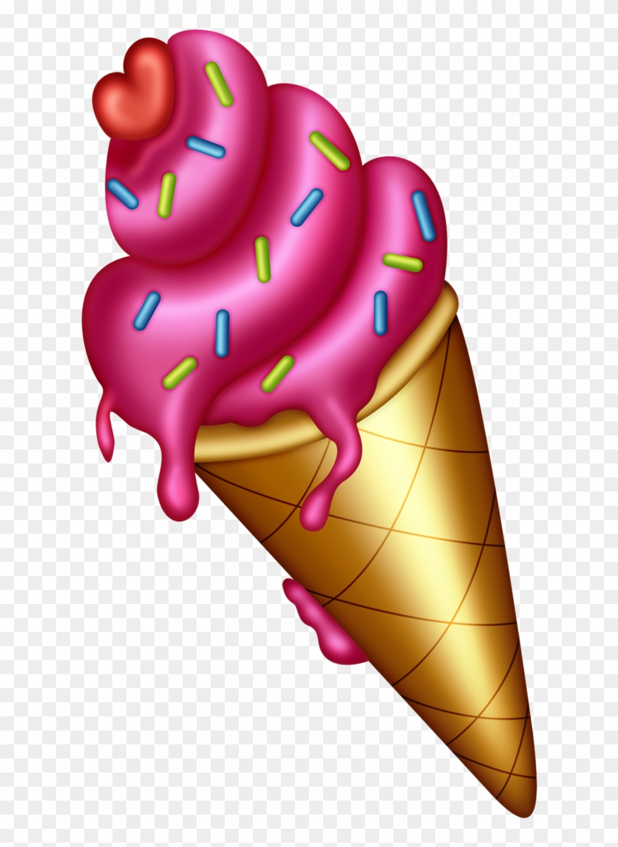 Pp 25 - Candyland Ice Cream Cone Clipart