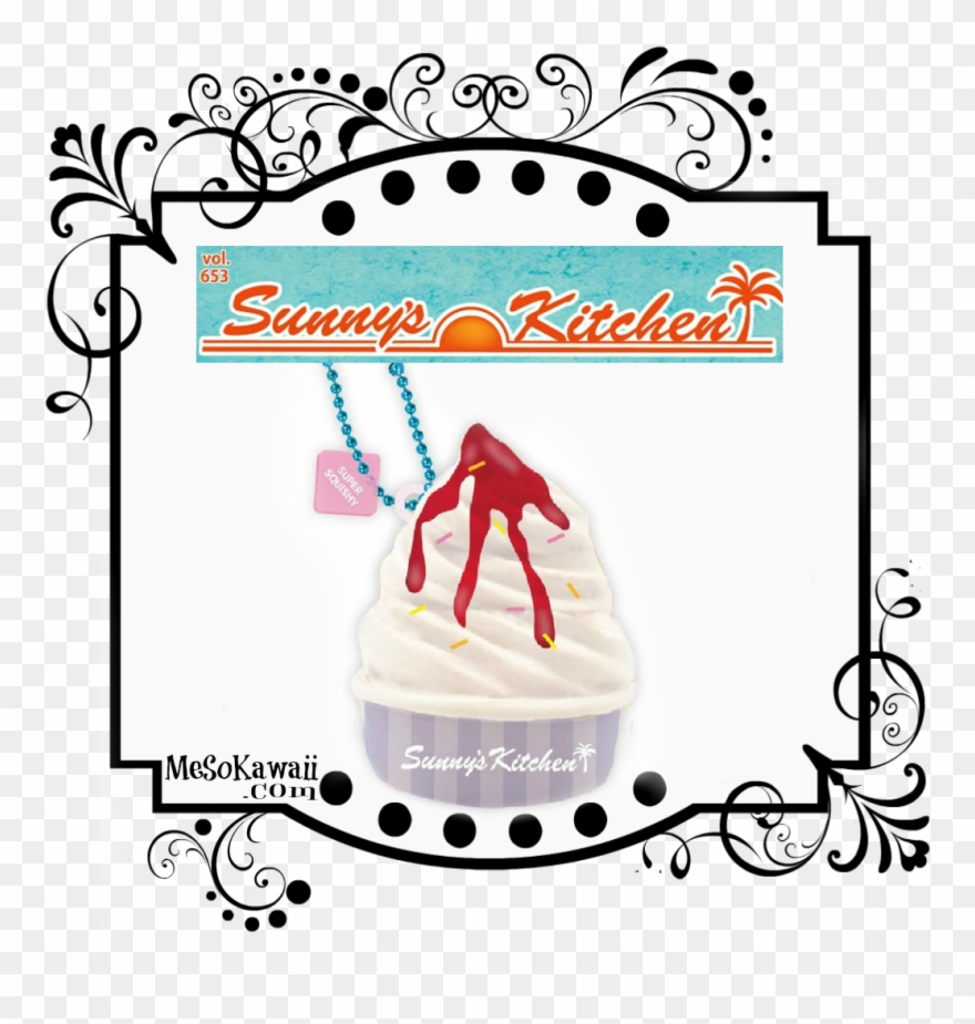 Sunny's Kitchen Frozen Yoguart Squishy - Tim Holtz Stamper's Anonymous Collection Stamp & Clipart