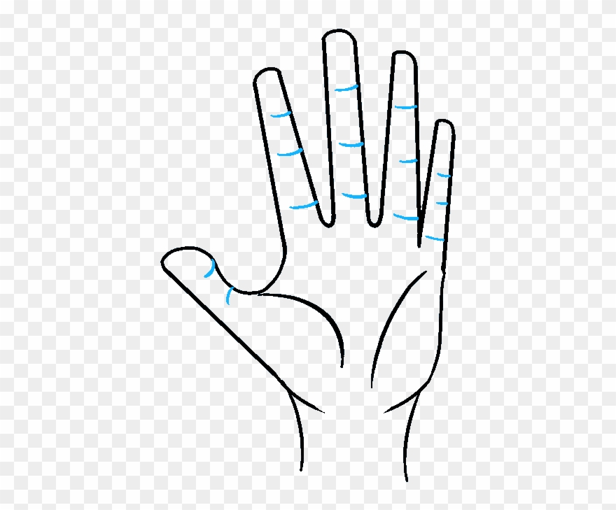 How To Draw Hand - Draw Hand Clipart