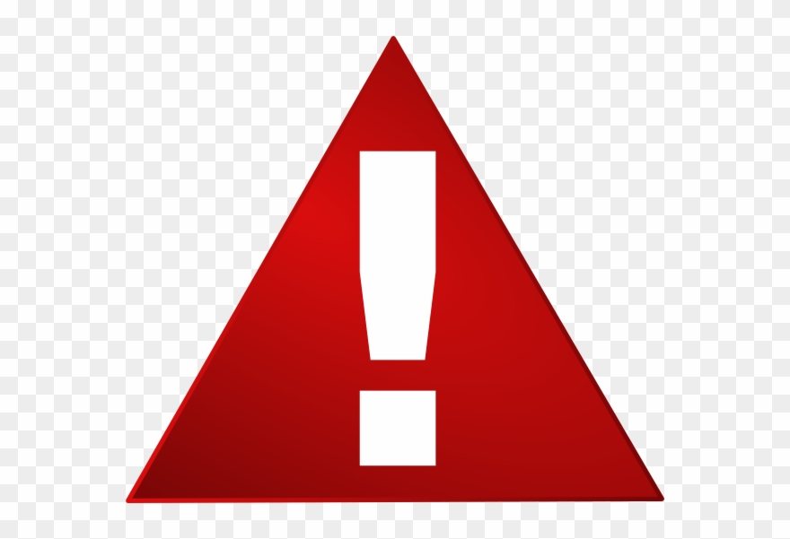 Exclamation Mark, Exclamation Point Examples, Exclamation - Red Warning Sign Png Clipart