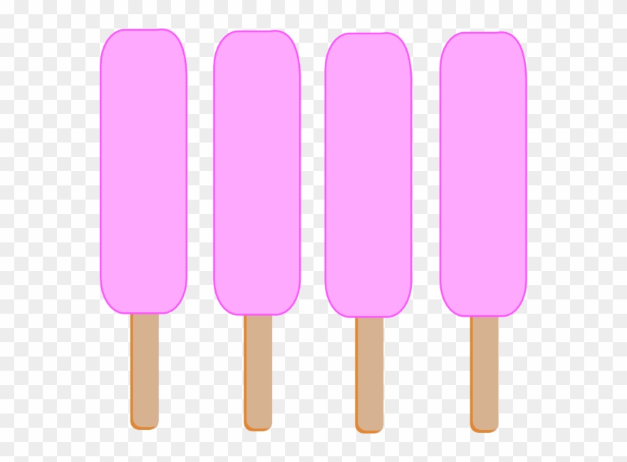 Pink Popsicle Png Clipart Ice Cream Ice Pops Clip Art - Pink Popsicle Png Transparent Png