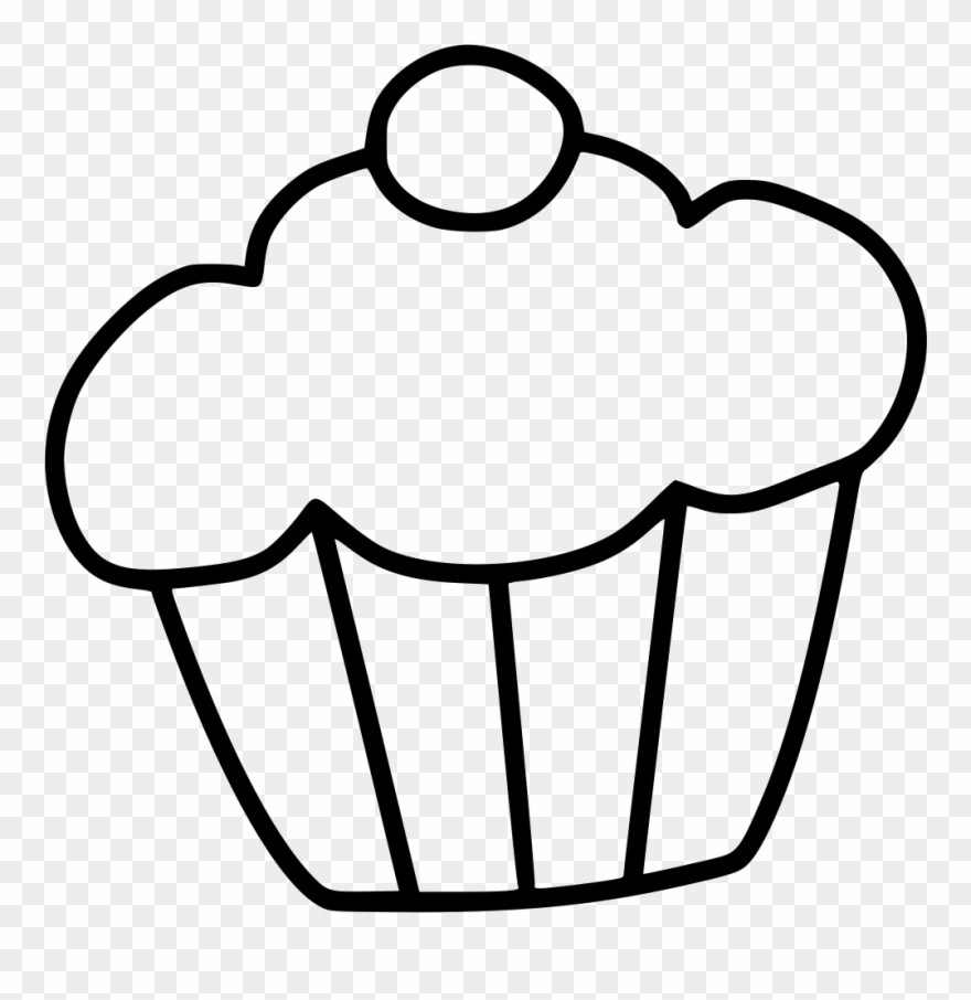 Muffin Cake Dessert Sweet Svg Png Icon Free Download - Muffin Clipart