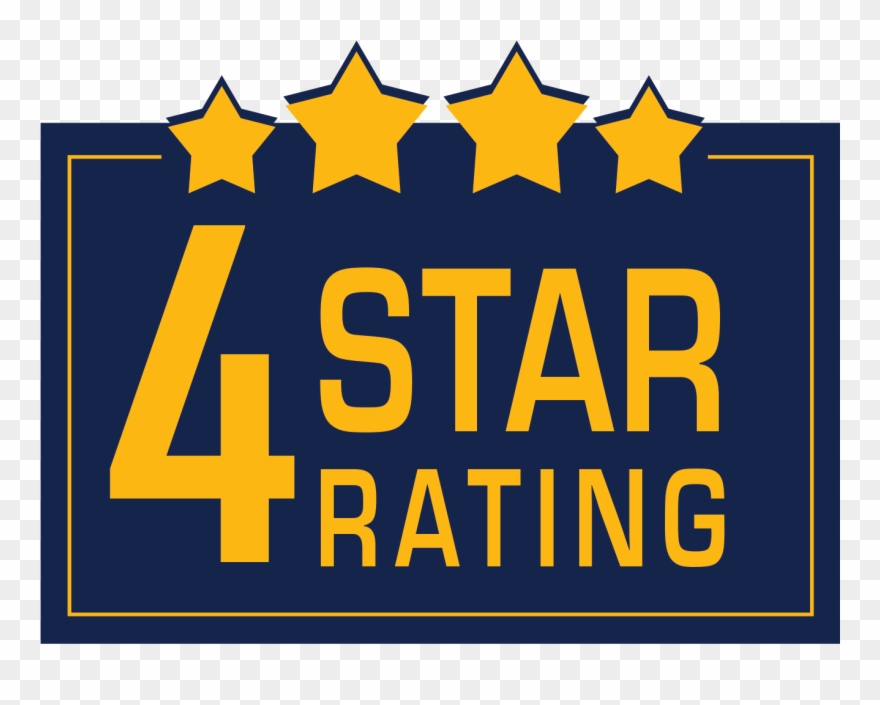 Four Star Rating Clipart