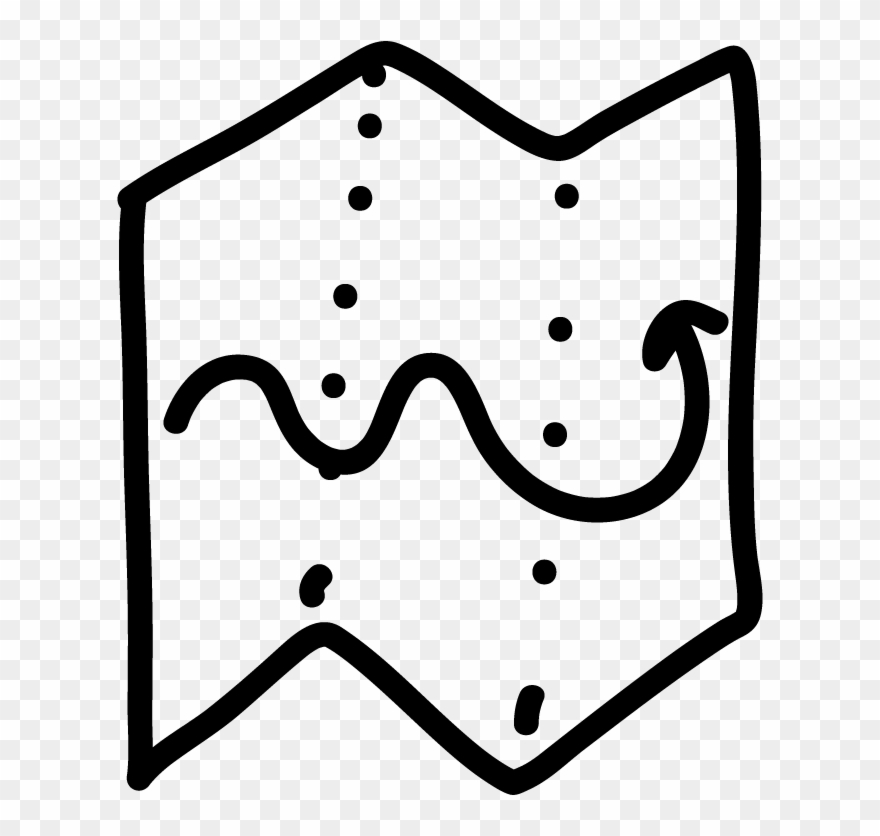 Vdk 702 Map Direction Track Clipart