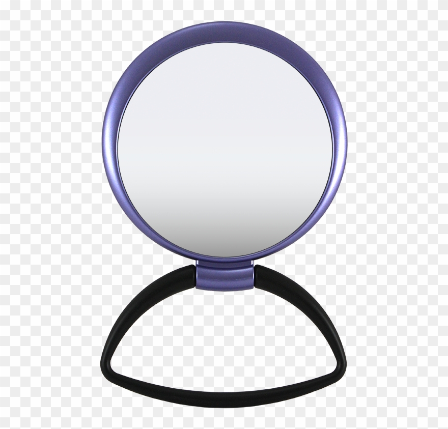 Hanging / Standing Mirror 1x/5x Black Handle, Matte Clipart