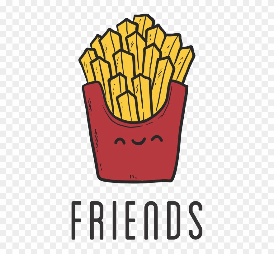 Fish And Chips French Fries Best Friends Forever Wallpaper Clipart