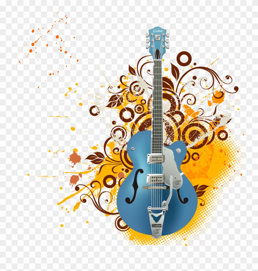 Tube Musique Guitare Clipart