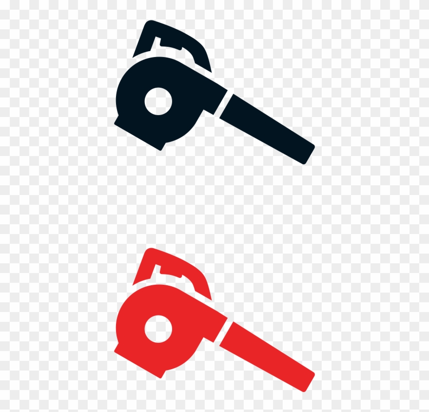 Landscape Clipart Leaf Blower - Png Download