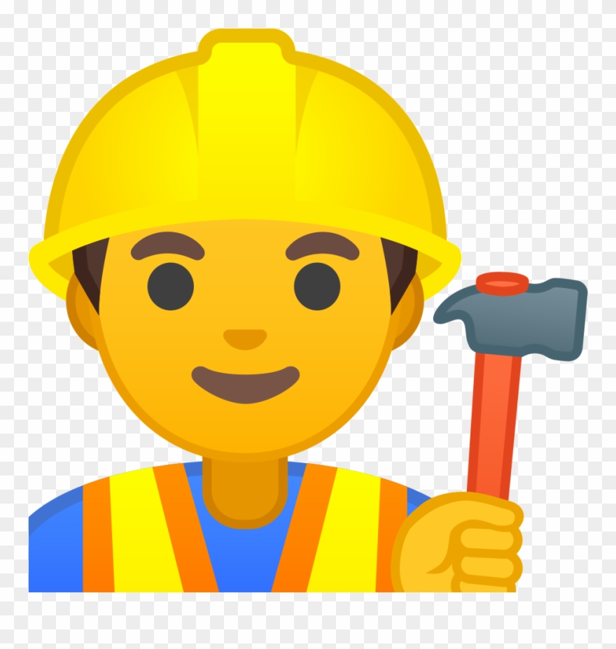 Clipart Man Hard Hat - Png Download