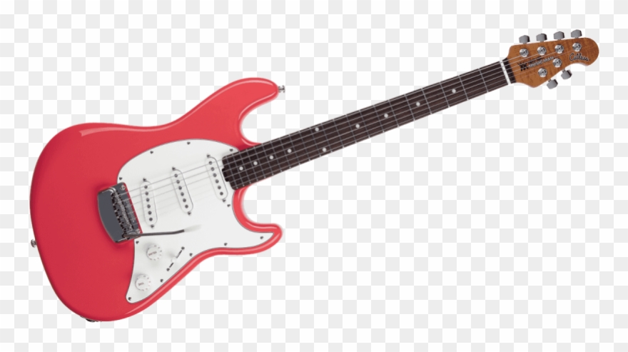 Music Man Cutssst Crd Rmr C Coral Red, Roasted Maple Clipart