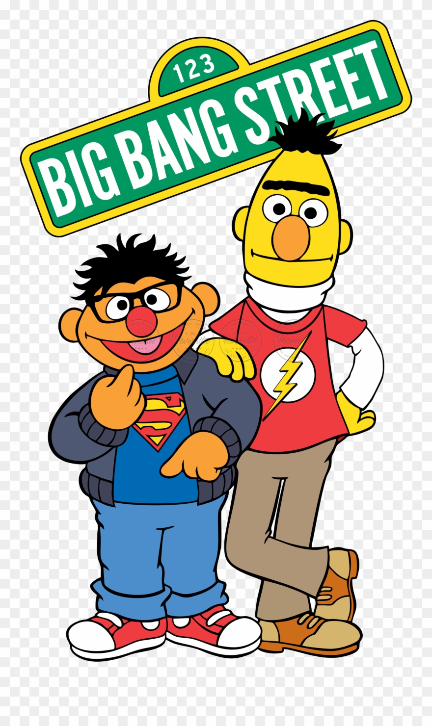 Big Bang Muppets Clipart