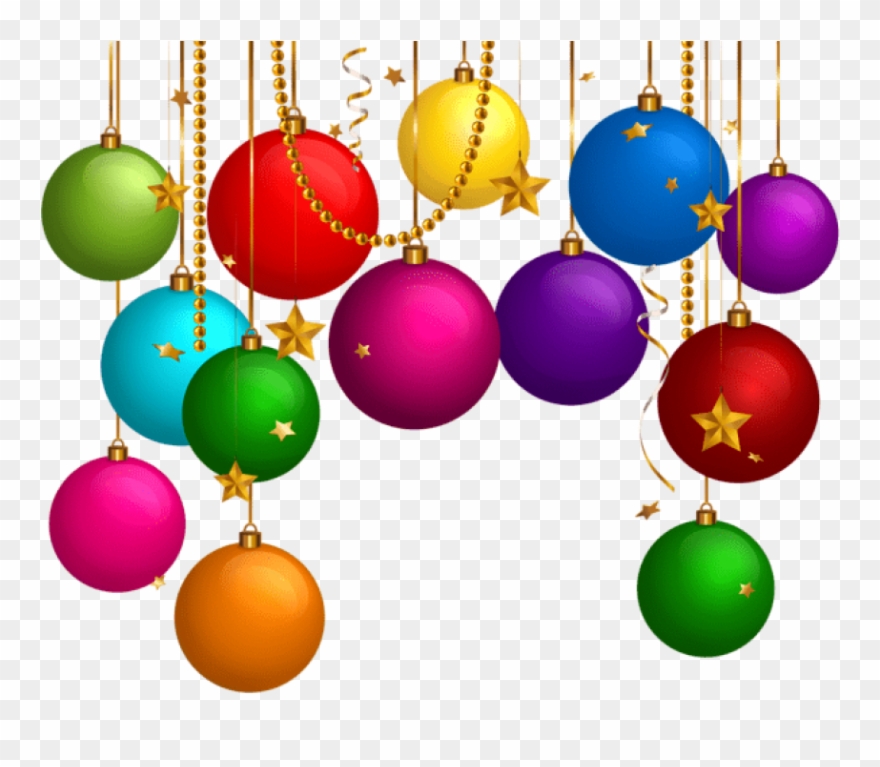 Free Png Hanging Christmas Balls Decor Png Png Images Clipart