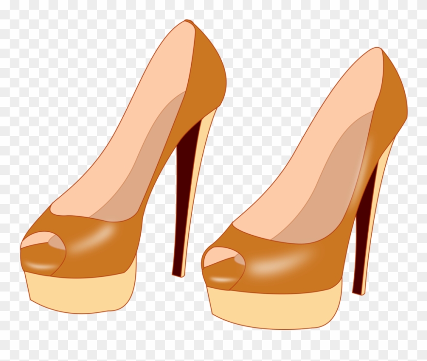 High-heeled Shoe Stiletto Heel Court Shoe Footwear Clipart