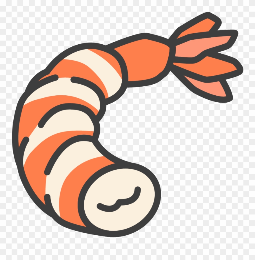 Headless Shrimp Sushi Shirt Clipart