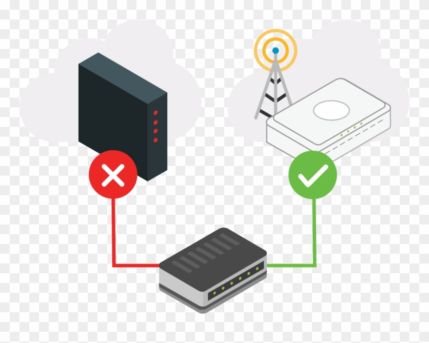 Network Failover Solution Clipart