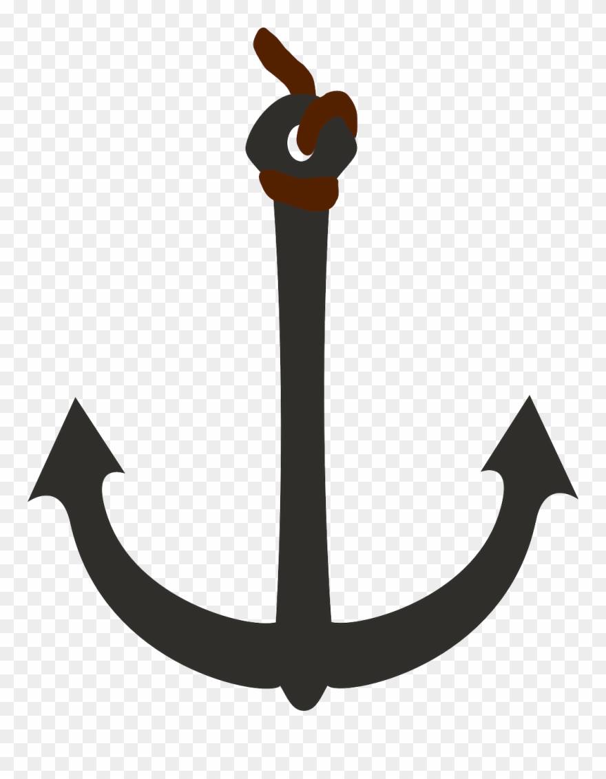 Anchor Silhouette Marine Boat Png Image Clipart