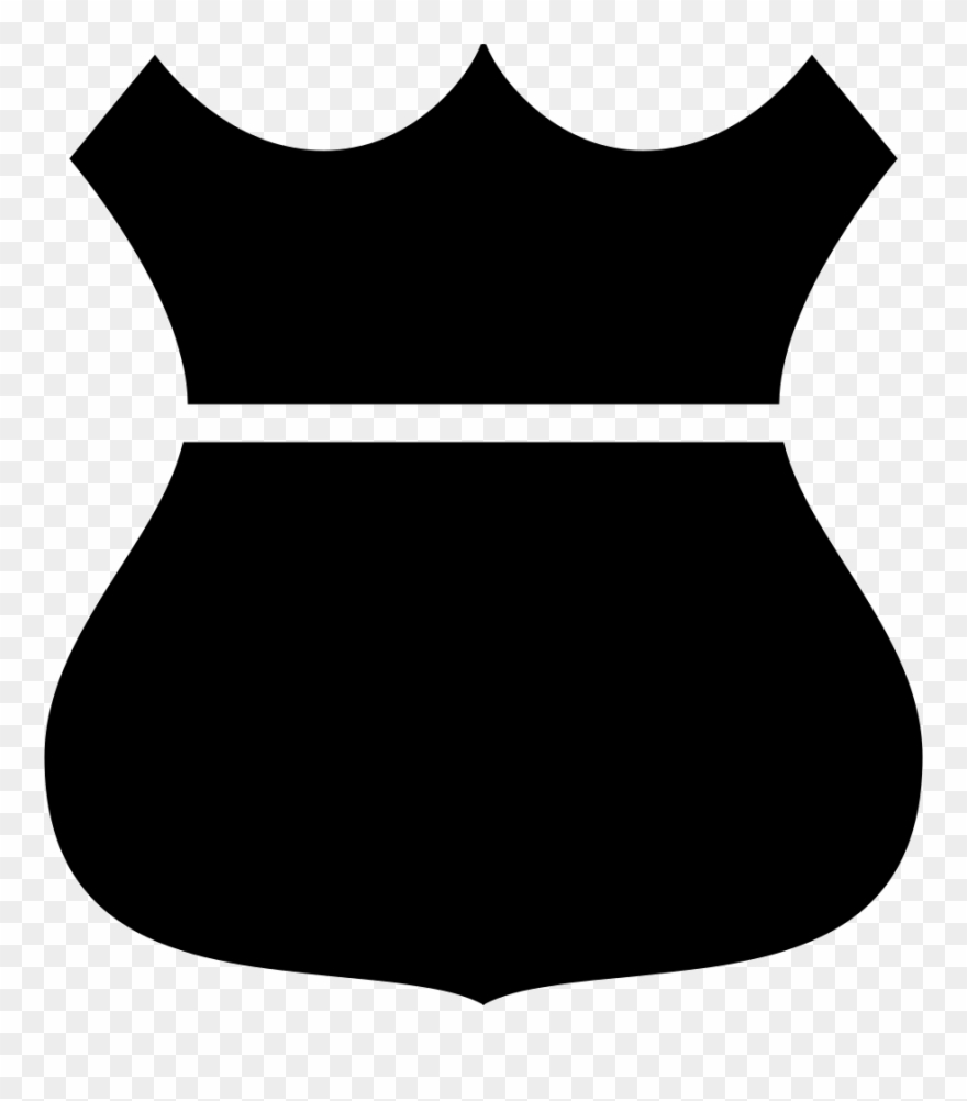 Shield Shape With A Crown Comments Clipart