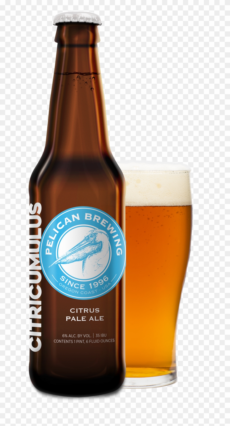 Pelican Citricumulus Citrus Pale Ale Clipart