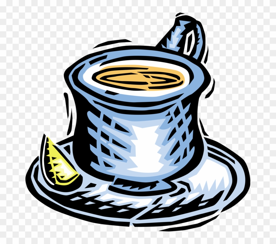 Vector Illustration Of Cup Of Steeped Tea In Teacup Clipart