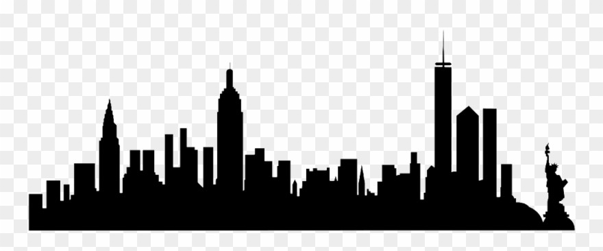 New York City Silhouette2 Clipart