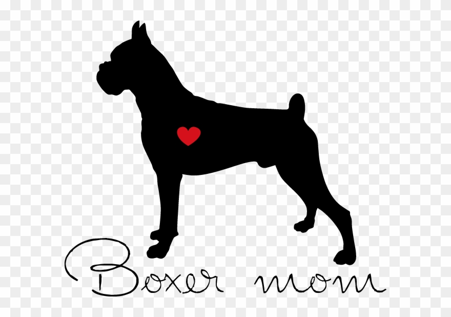 Boxer Mom Coffee Mug Clipart
