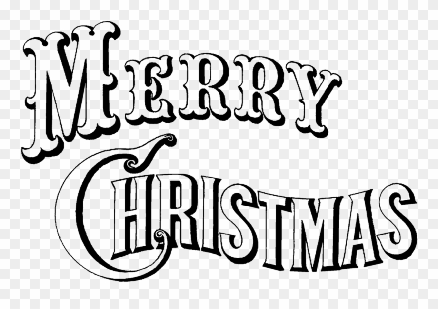 Free Religious Merry Christmas Clipart - Png Download