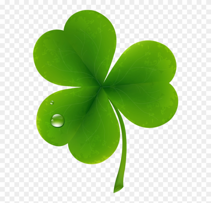 Patrick's Day Clover Cluster Clipart