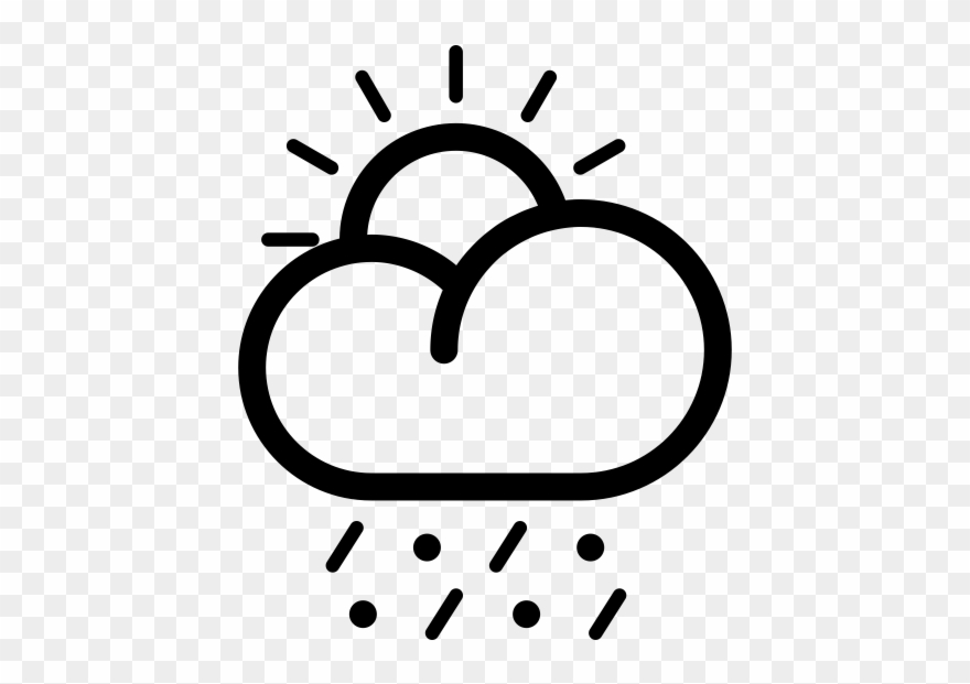 Sleet Rubber Stamp Clipart