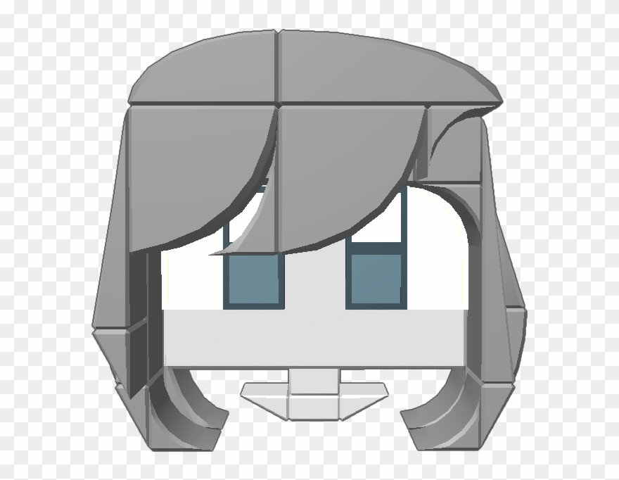 Twin Hair Buns, Recolor Any Way You'd Like Clipart