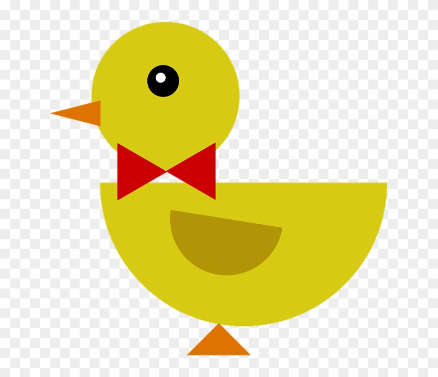 Duckling Clipart Duck Bill - Png Download