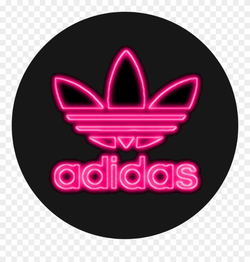 Adidas Neonadidas Neon Pink Tumblr Brand Png Tumblr Clipart